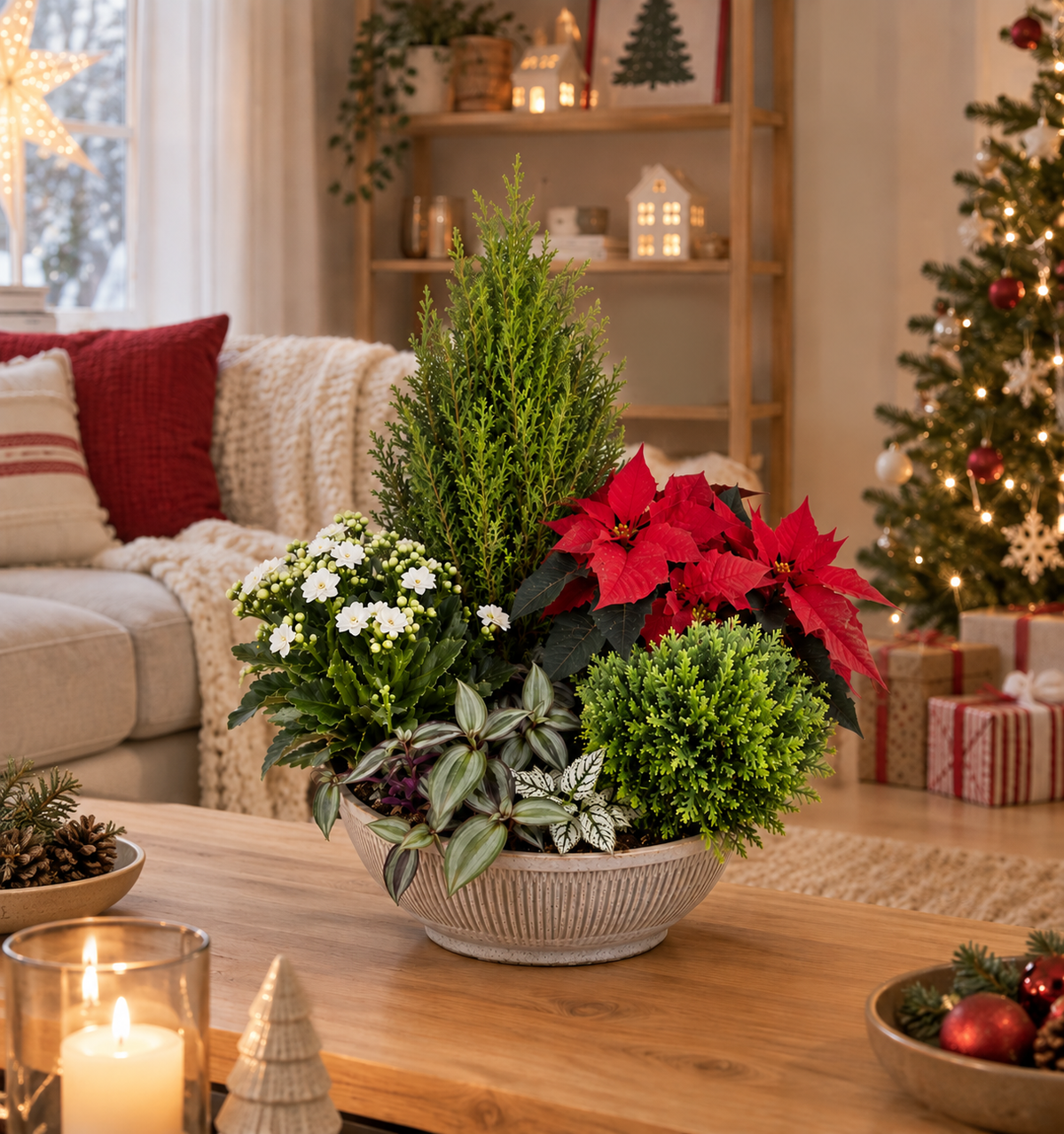 Extra Large Holiday Planter — 14"