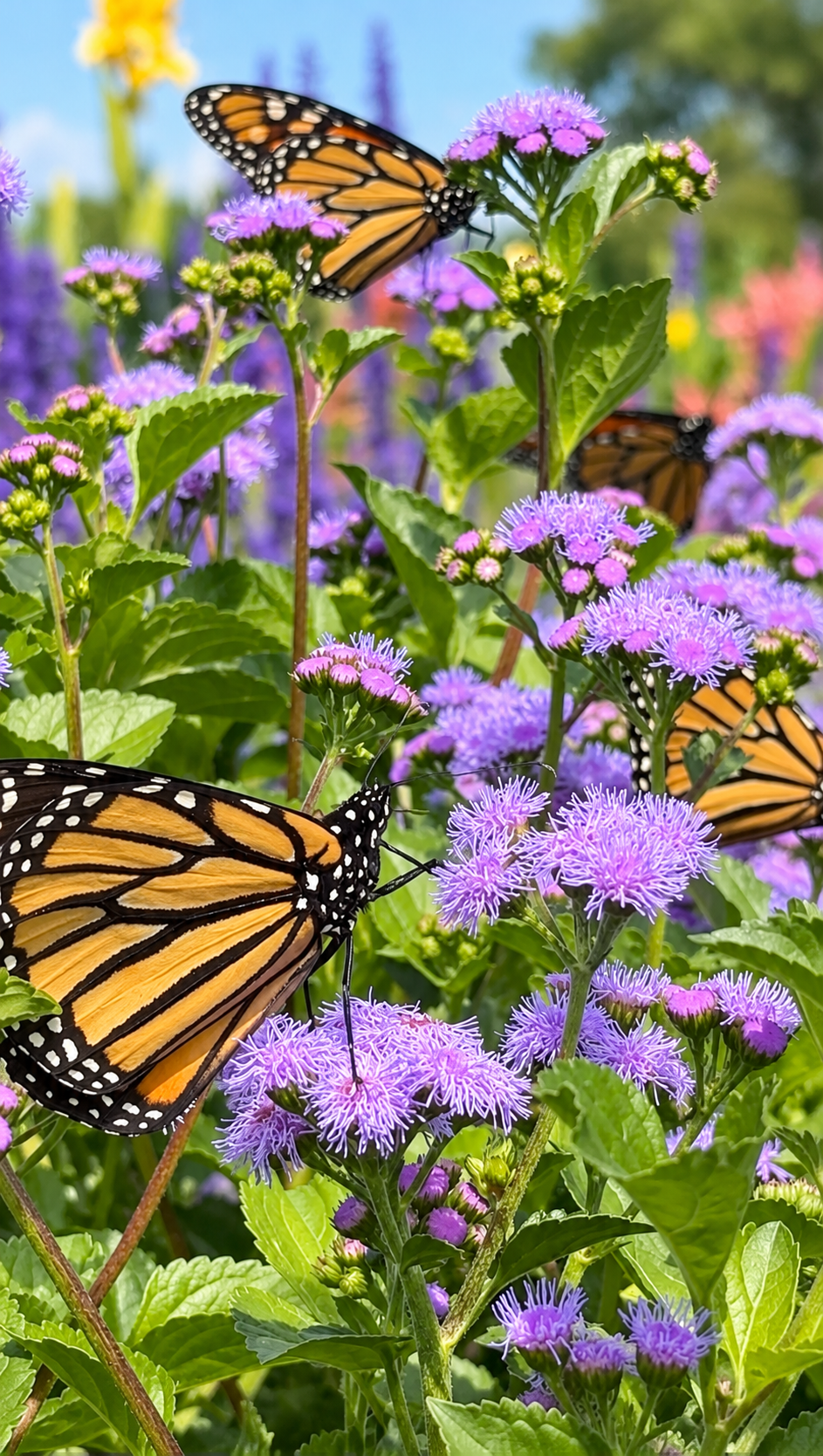 606 Ageratum Tray