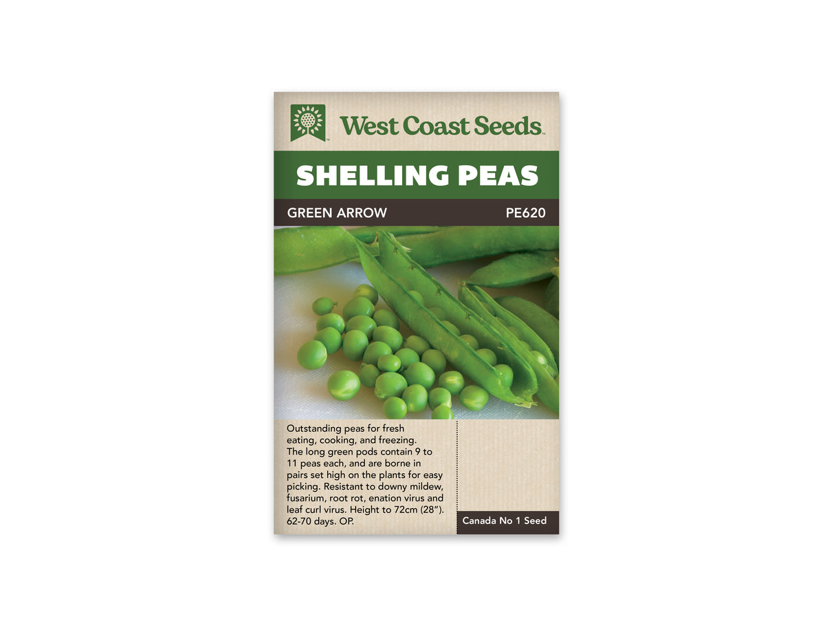 Green Arrow Shelling Pea Seeds