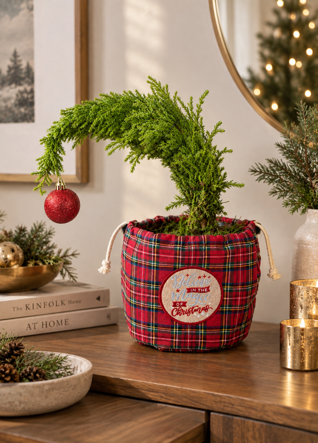 6" Grinch Tree in Sack