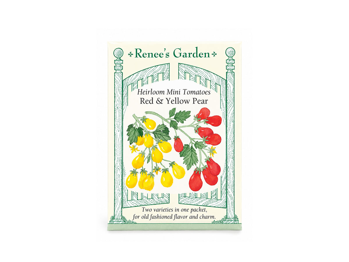 Heirloom Mini Tomatoes  Red & Yellow Pear Seeds